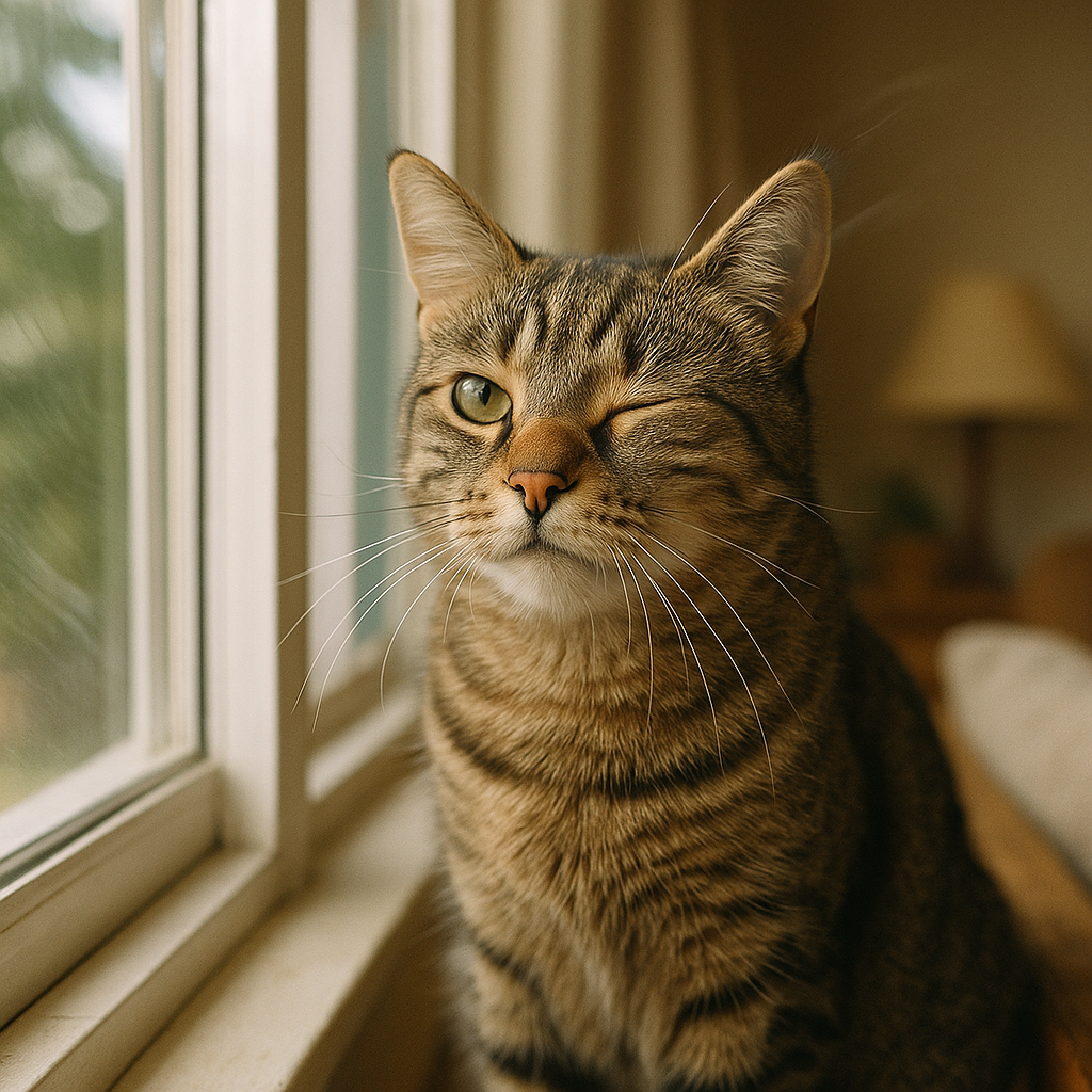 📸 - Да-да, ветерок щекочет не только усы...