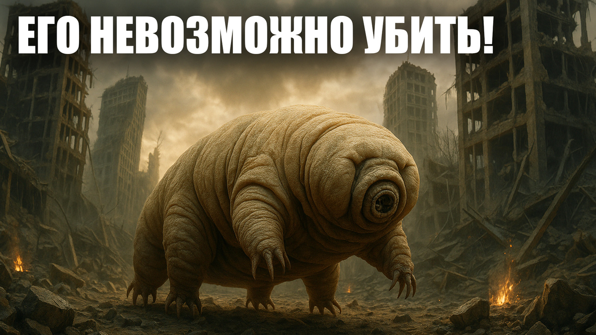 Тихоходка может существовать в любых условиях