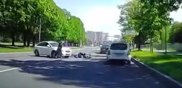    Фото: скриншот видео из Telegram-канала «Мегаполис | ДТП и ЧП |Санкт-Петербург | Питер»