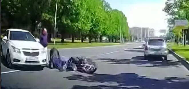    Фото: скриншот видео из Telegram-канала «Мегаполис | ДТП и ЧП |Санкт-Петербург | Питер»