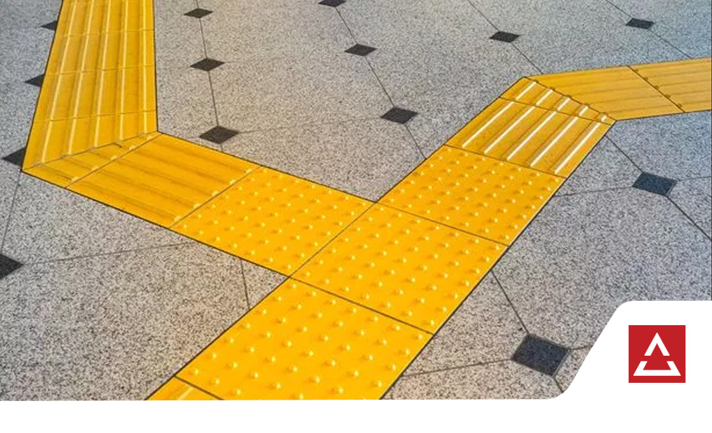 Применение тактильной плитки для навигации людей с проблемами со зрением
