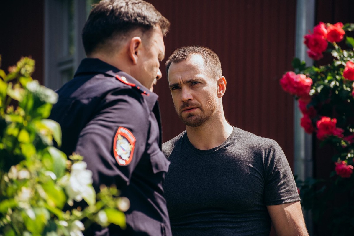 Евгений Дятлов и Евгений Шириков. Кадр из сериала "Волчий берег".