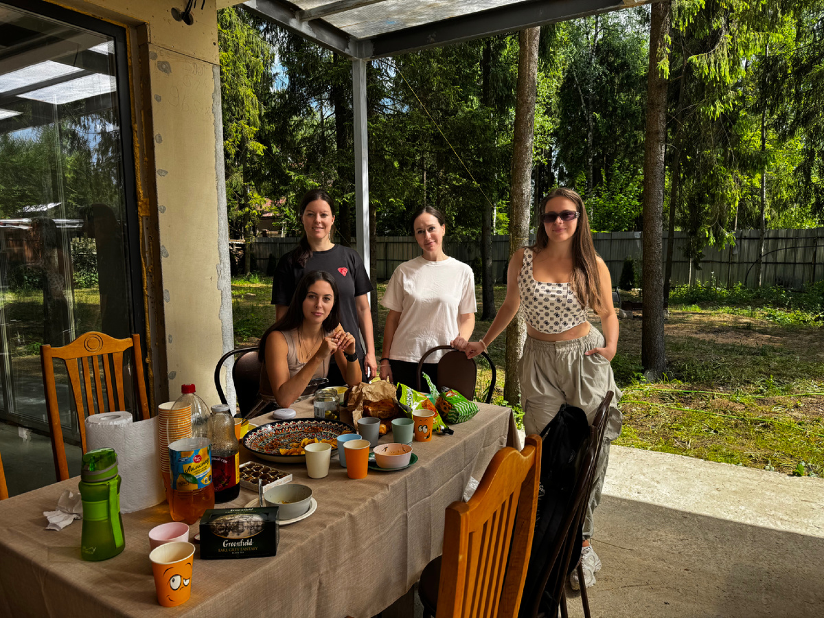 Я с дочками