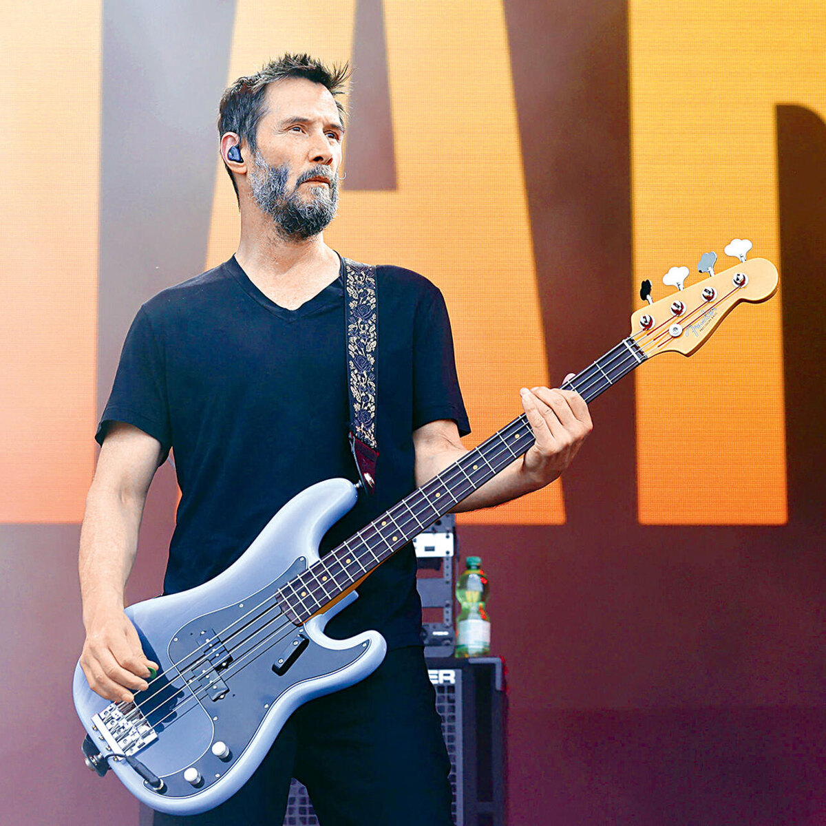    Во время выступления в составе рок-группы Dogstar на музыкальном фестивале в Нюрнберге, Германия. 2024 г. LEGION-MEDIA