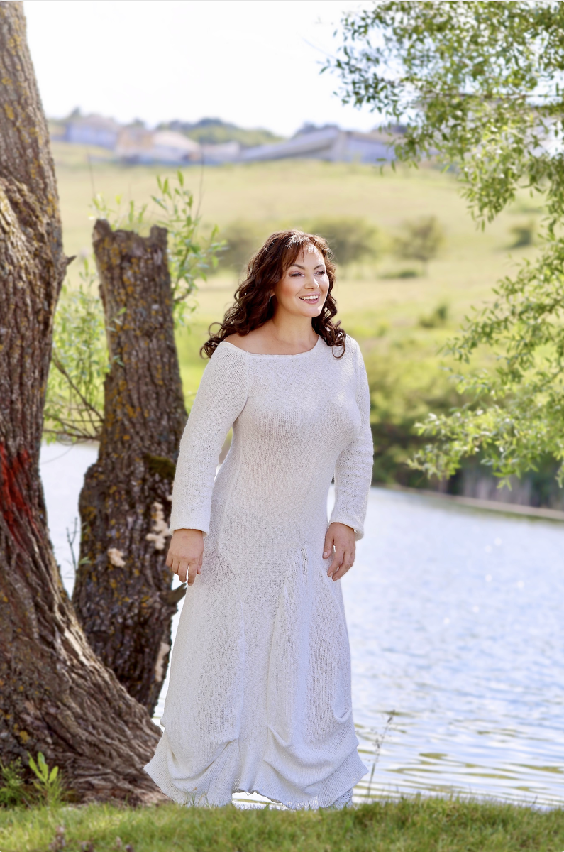 Платье КОШКА на однофонтурной вязальной машине (школа вязания и шитья Lorraine Woolheart ®2014) (ИП Берлизова Лариса.А.)