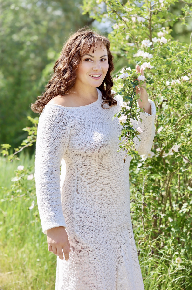 Платье КОШКА на однофонтурной вязальной машине (школа вязания и шитья Lorraine Woolheart ®2014) (ИП Берлизова Лариса.А.)