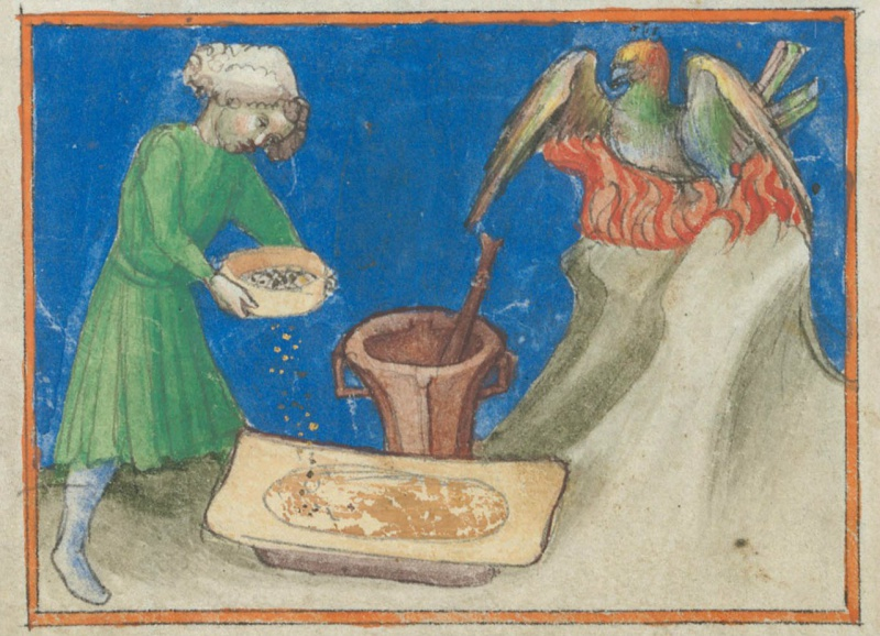 Восходящая Аврора. Иллюстрированная рукопись XV века. Приписывается Фоме Аквинскому.