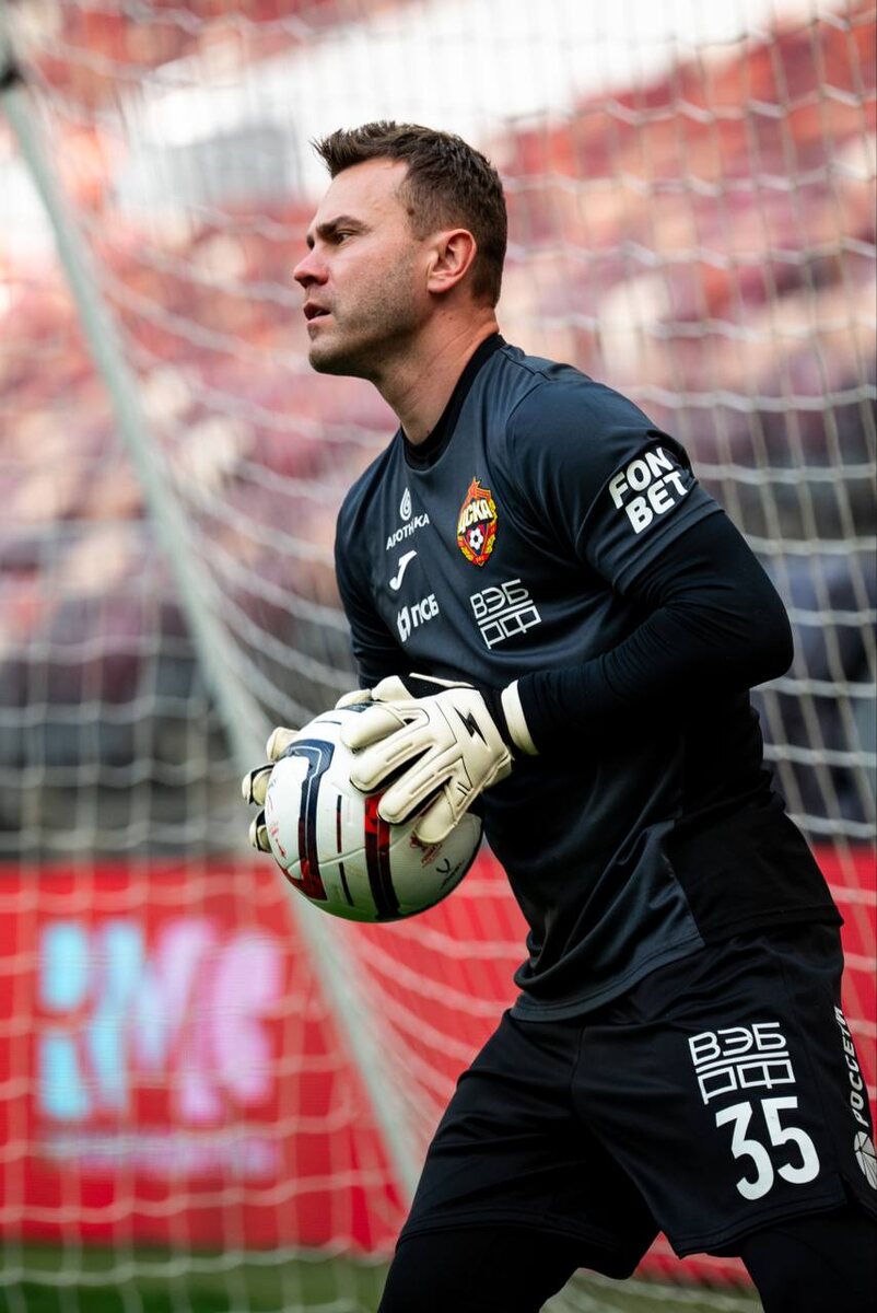 Игорь Акинфеев снова в деле. Фото: пресс-служба ПФК ЦСКА.