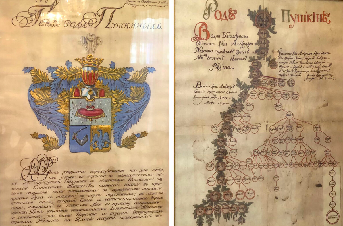 Герб и родословная Пушкиных. Дом-музей В.Л. Пушкина.