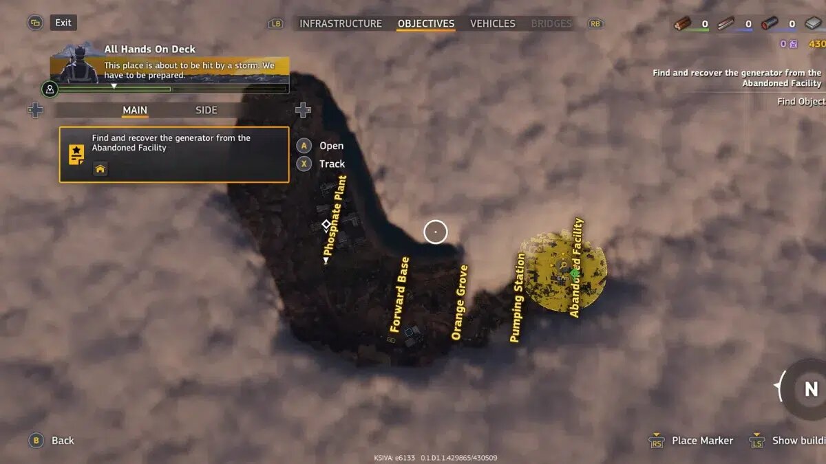    Местоположение заброшенной базы в RoadCraft