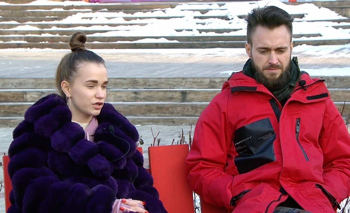 Яна Тырлышкина и Алексей Безус (фото из эфира на «Okko»)