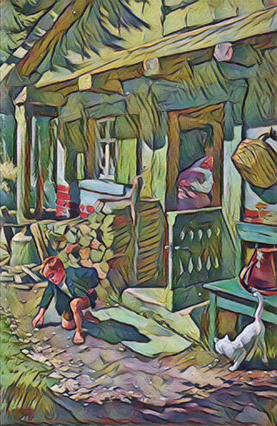 Гензель набирает камушков