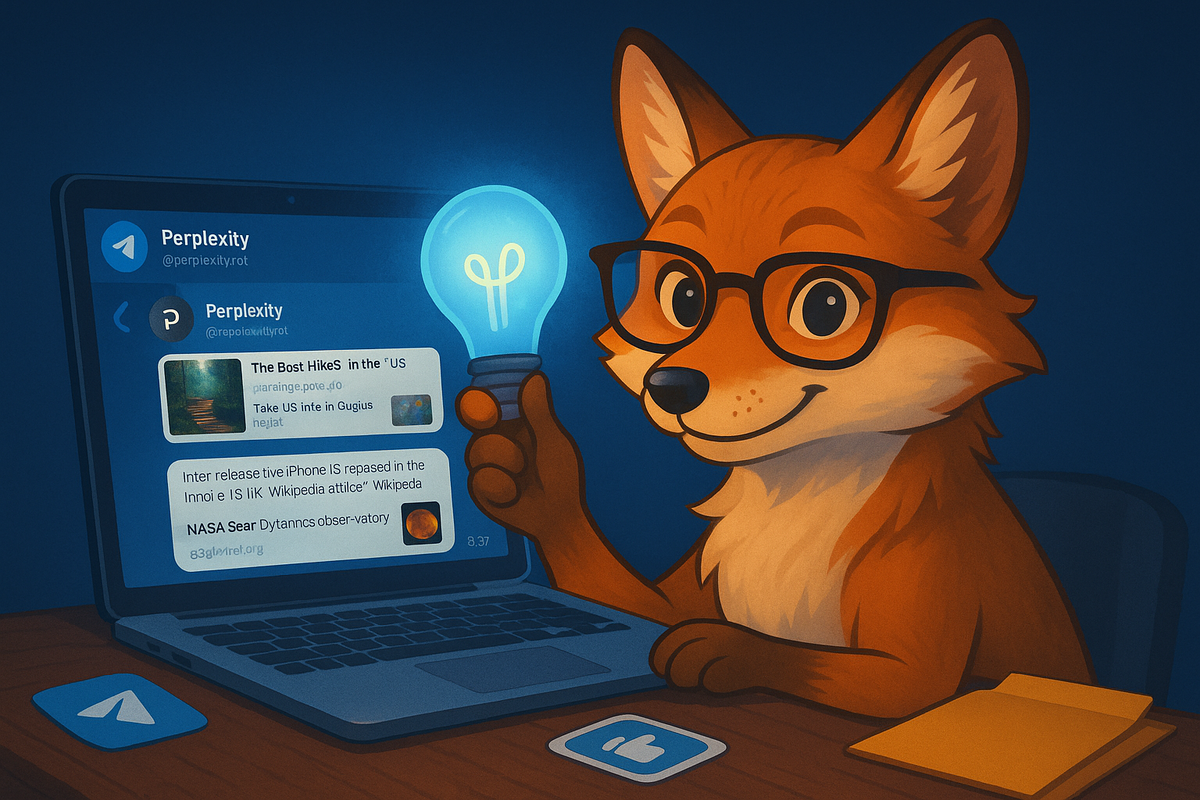 Perplexity в Telegram