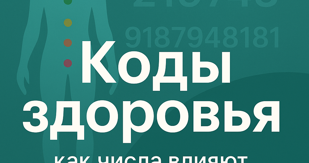 Коды здоровья: как числа влияют на самочувствие и исцеляют тело