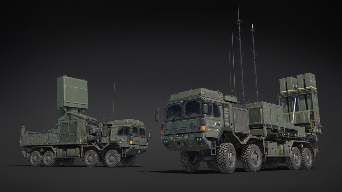 Одна из новинок будущего обновления - ЗРК IRIS-T- SLM.