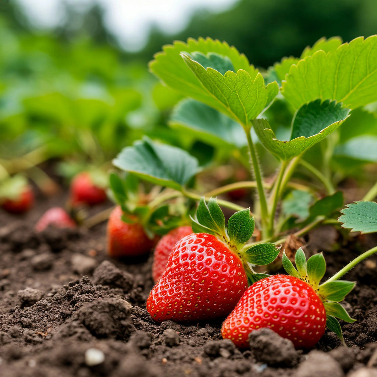 Уход за ремонтантной клубникой