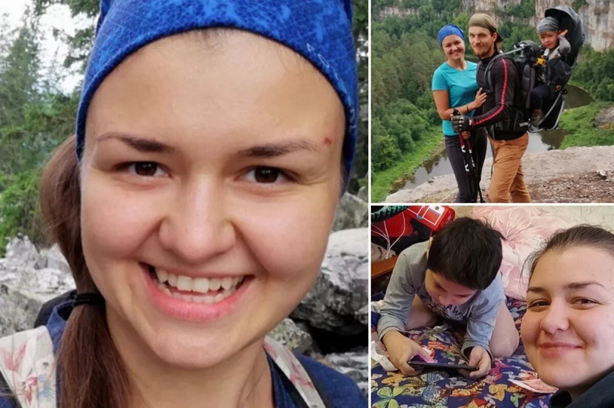    Виолетта Г. с мужем и детьми.