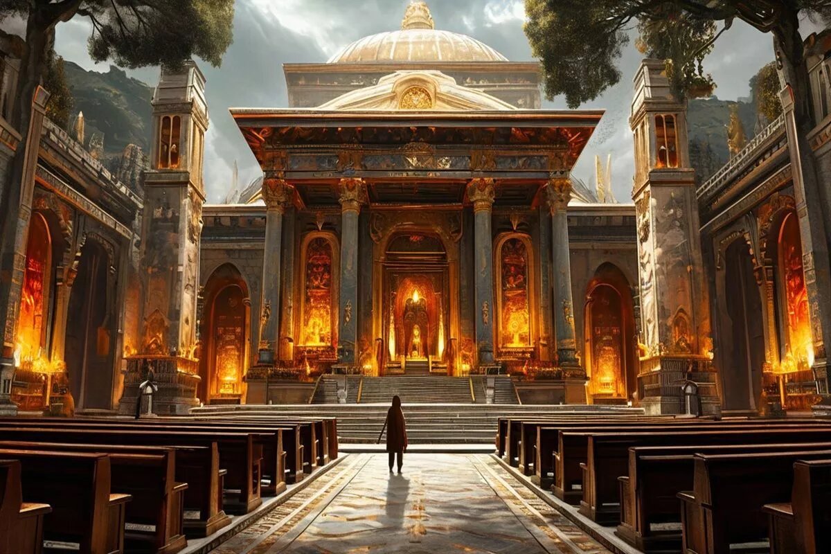 Путешественников по Кавказу ждет череда удивительных открытий ранее невиданных культовых сооружений.
Фото: Нейросеть shedevrum.ai