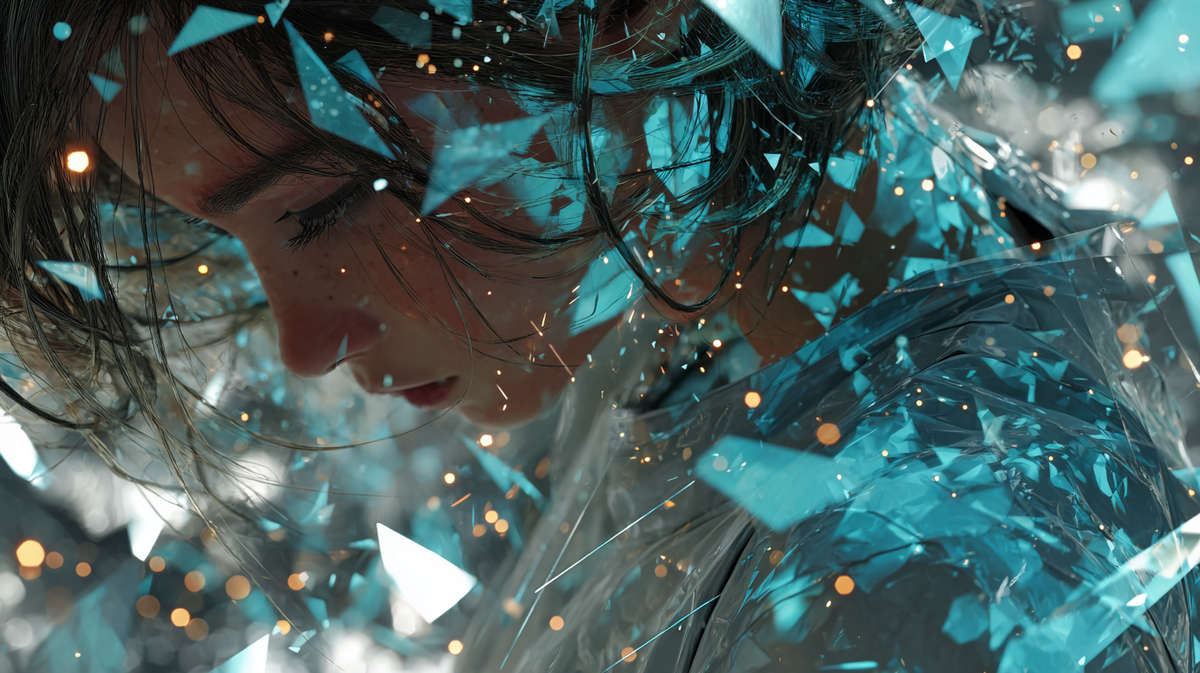 Человек в окружении цифровых экранов и информационного шума