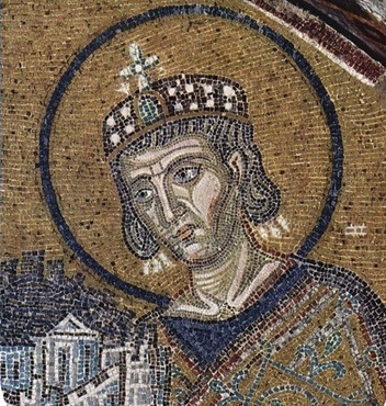 Император Константин. Фреска Собора
Святой Софии