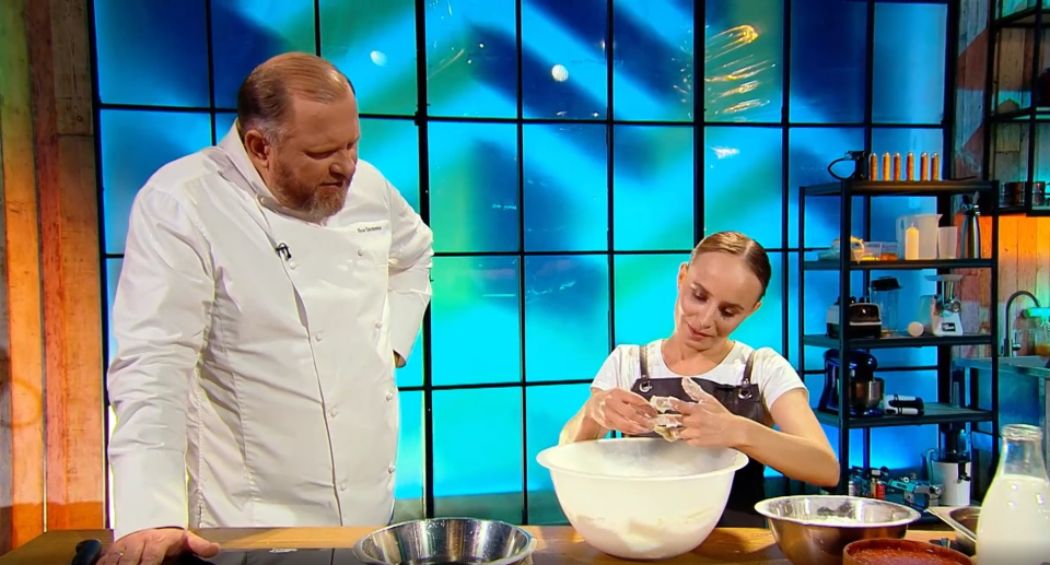    Шеф Ивлев и Екатерина Яценко. Источник: пресс-служба телеканала "Пятница!"