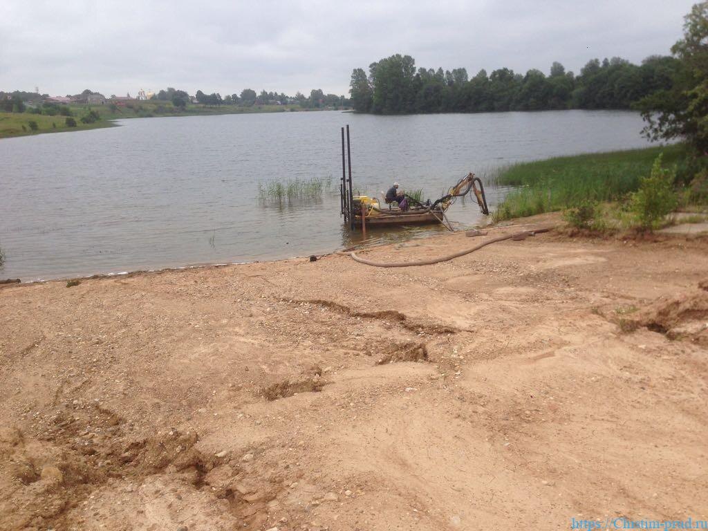 Почистить пруд