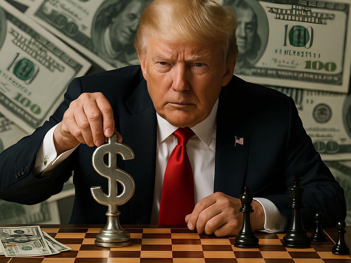    Дональд Трамп ставит шах и мат© РИА Новости . Сгенерировано ИИ