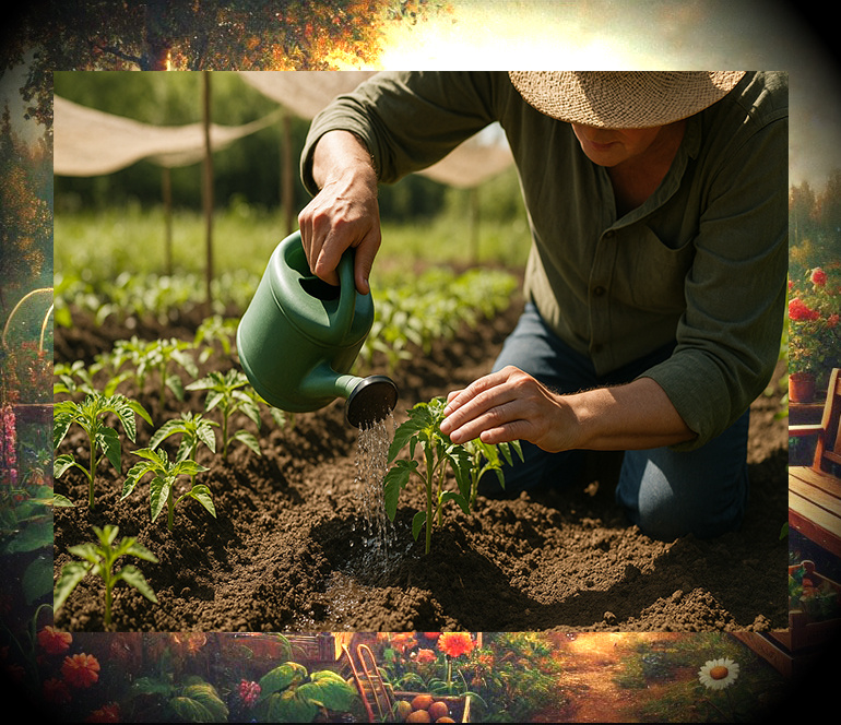 Как спасти рассаду от жары