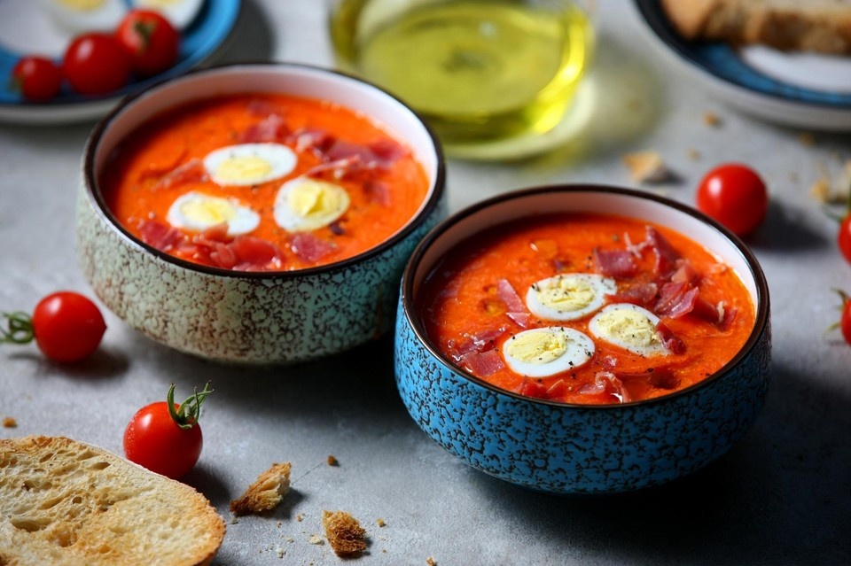    Простейший по ингредиентам испанский холодный суп из томатов сальморехо - отличная альтернатива русской окрошке. Фото: Настасья Суслина/wilmax.club