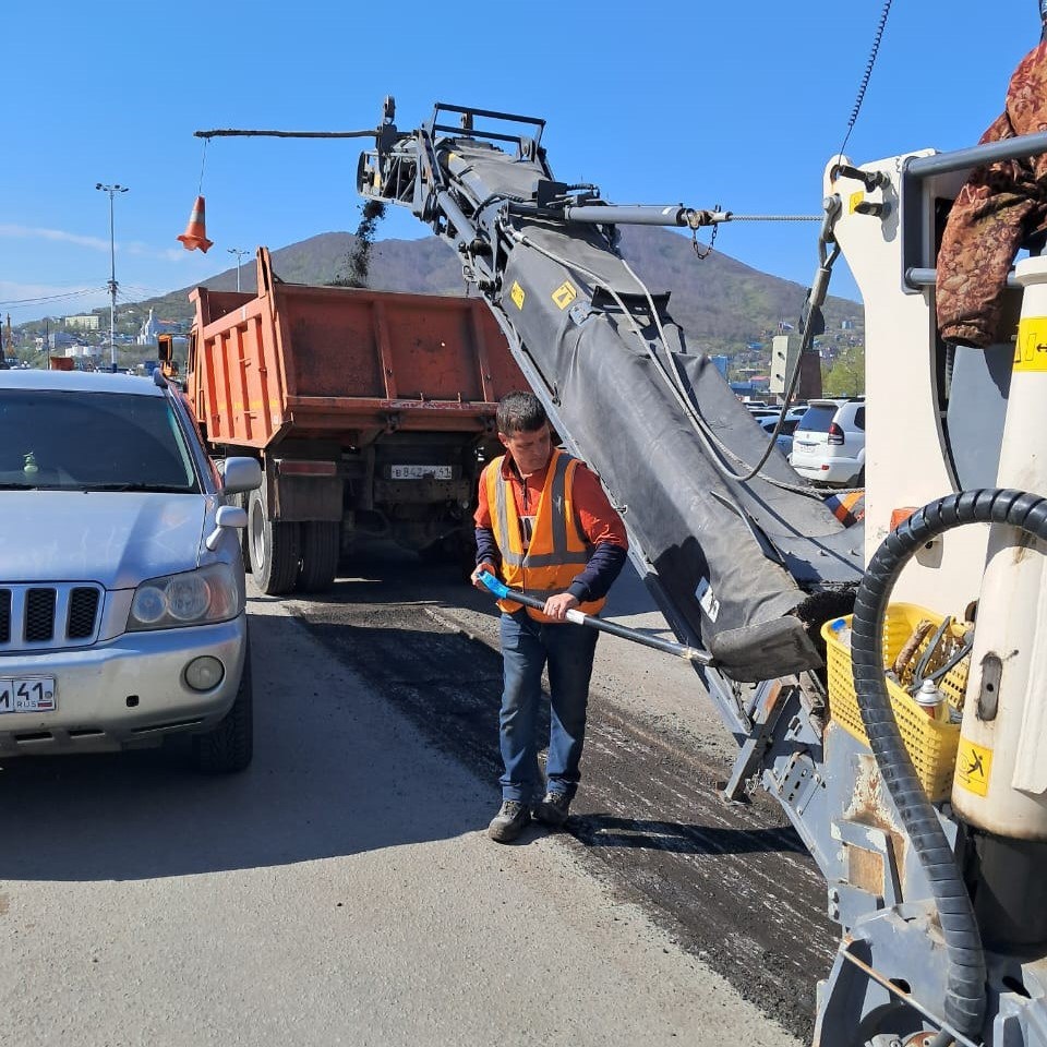 Фото: Ремонт дорог в Петропавловске-Камчатском / Администрация ПКГО