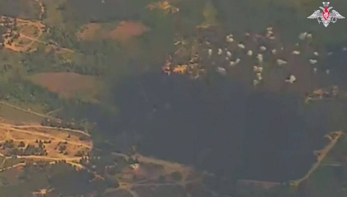    скриншот видео с телеграм-канала Министерства обороны России