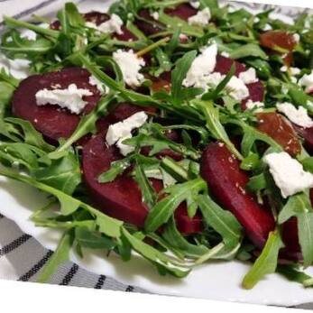 Свекла с брынзой 