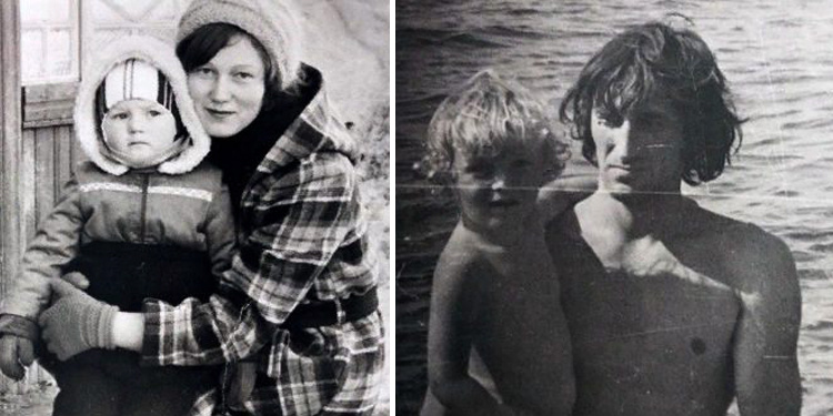 С родителями