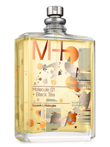 Molecule 01 + Black Tea Escentric Molecules — это аромат для мужчин и женщин, он принадлежит к группе фужерные. Это новое издание: Molecule 01 + Black Tea выпущен в 2023 году. Парфюмер: Geza Schoen. Ноты аромата:	черный чай, Исо е супер