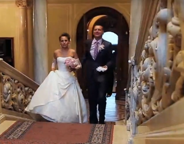 Свадьба Кордо-Сысоевых. Скрин "Прямой эфир".