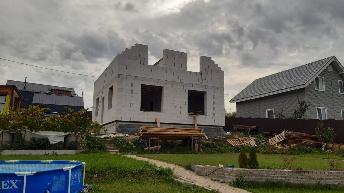 Проемы на втором этаже.