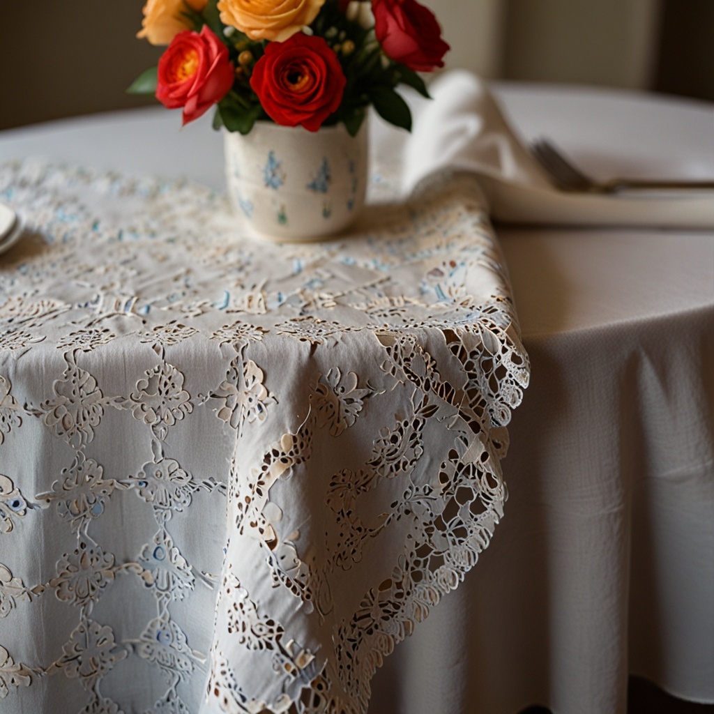 Красивая скатерть