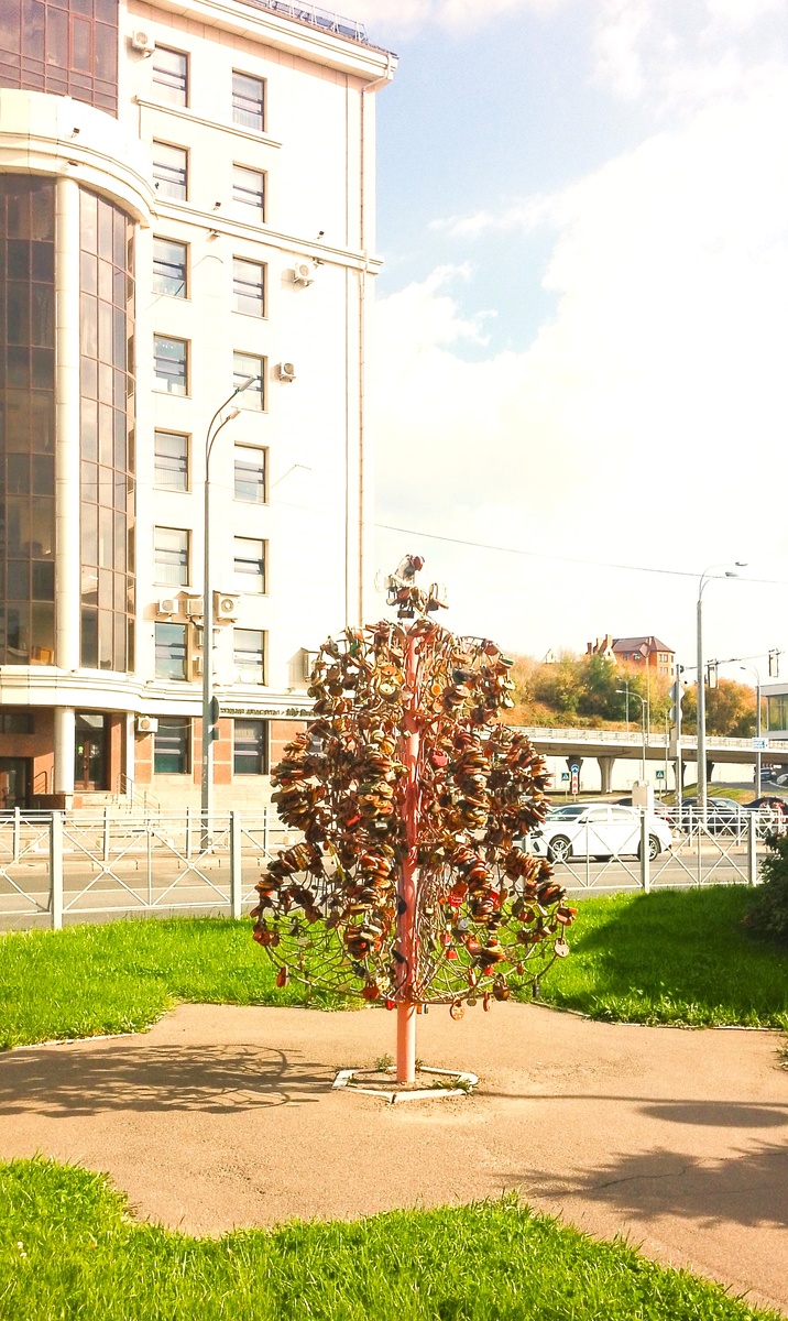 На наших деревьях растут замочки