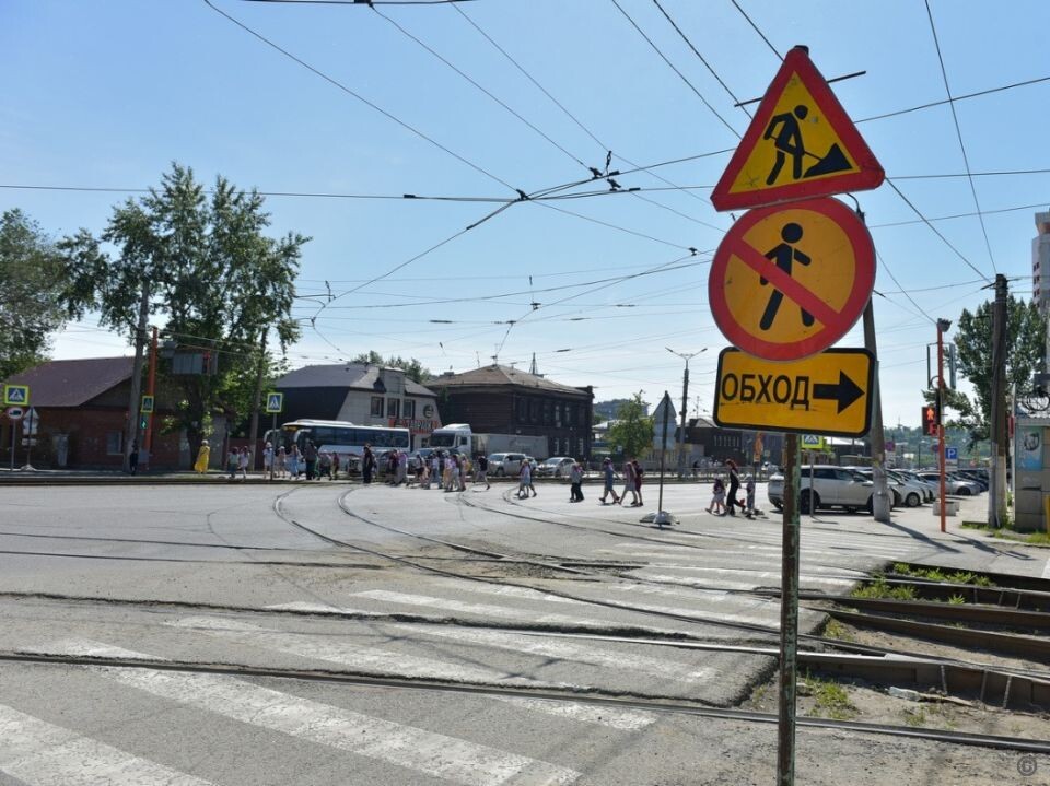    Трамвайный узел на пр. Красноармейском. Источник: barnaul.org