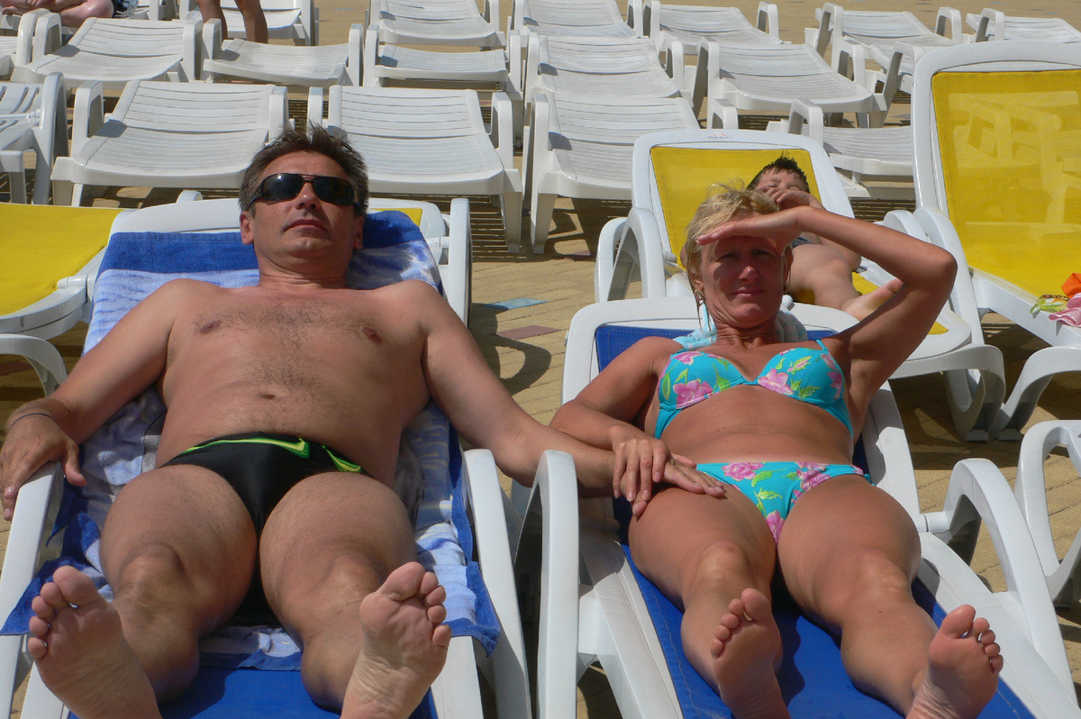 В аквапарке