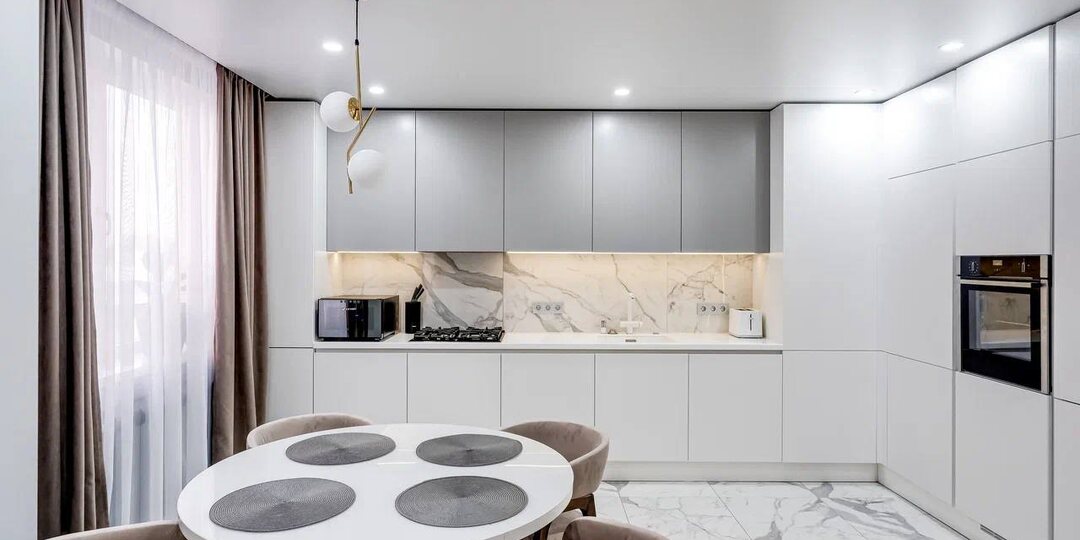 Реализованный проект! Идеальная кухня Line в светлых оттенках—это про атмосферу простора и уюта