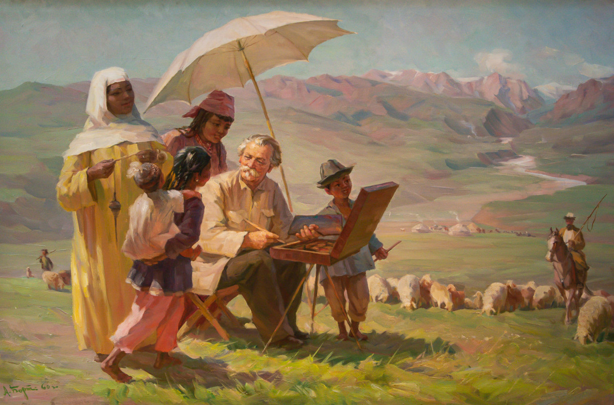 А. Бортников. Хлудов на жайляу.