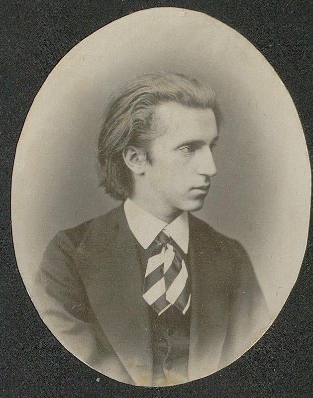 Г. А. Ларош в годы окончания Петербургской консерватории, 186-е гг.