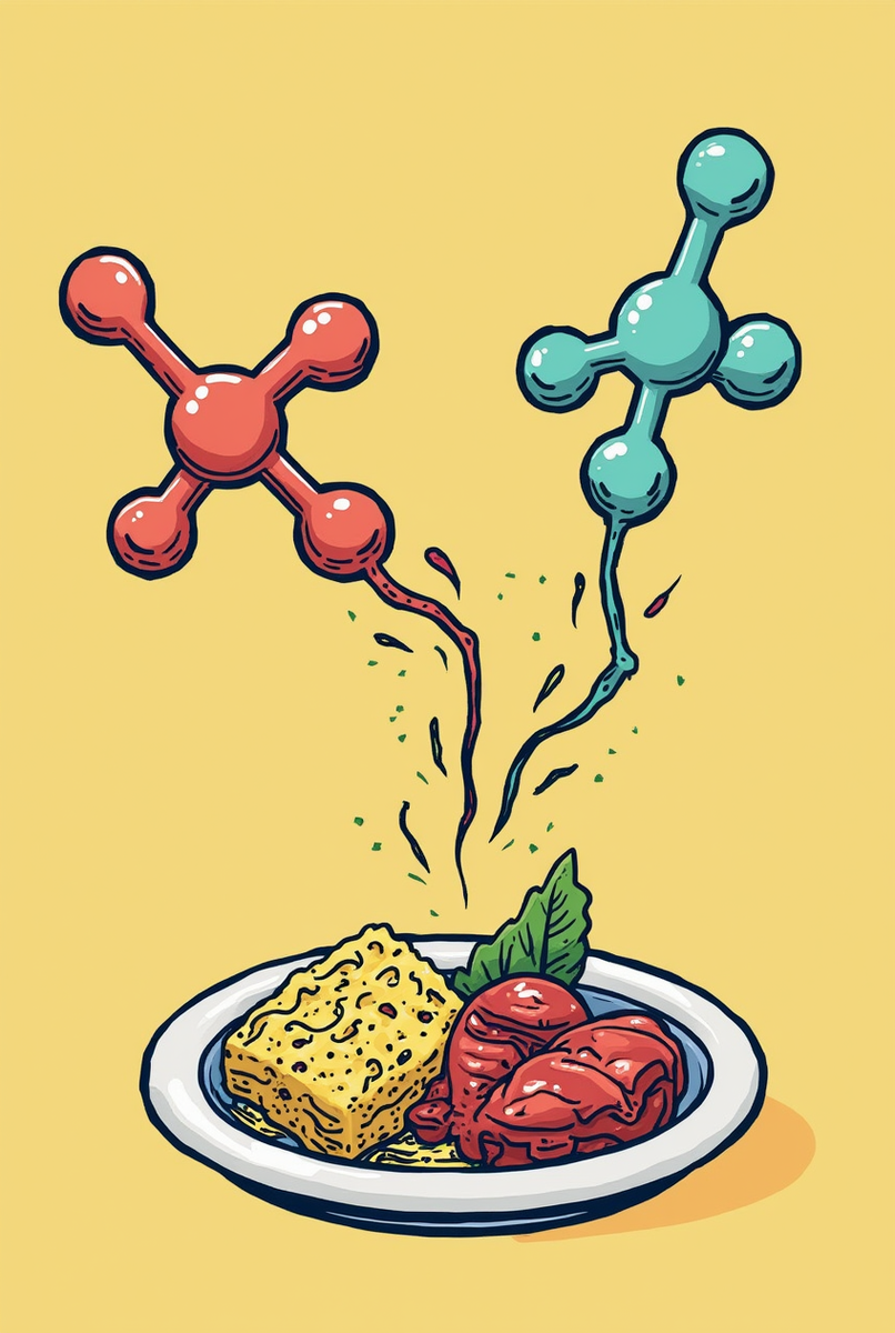 Стресс → кортизол → переедание