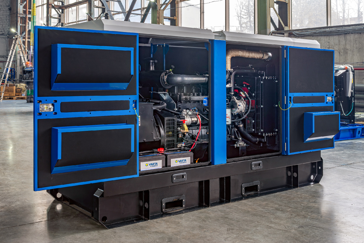 Дизельная электростанция 80 кВт в шумозащитном кожухе