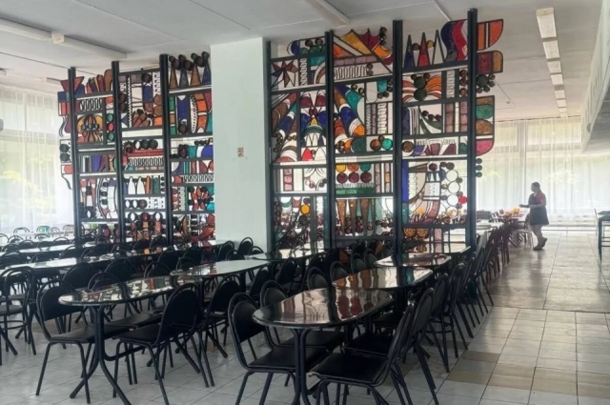    Так выглядит столовая лагеря, на который пожаловались родители.