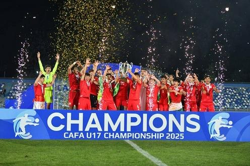 Сборная Таджикистана. Фото пресс-службы CAFA