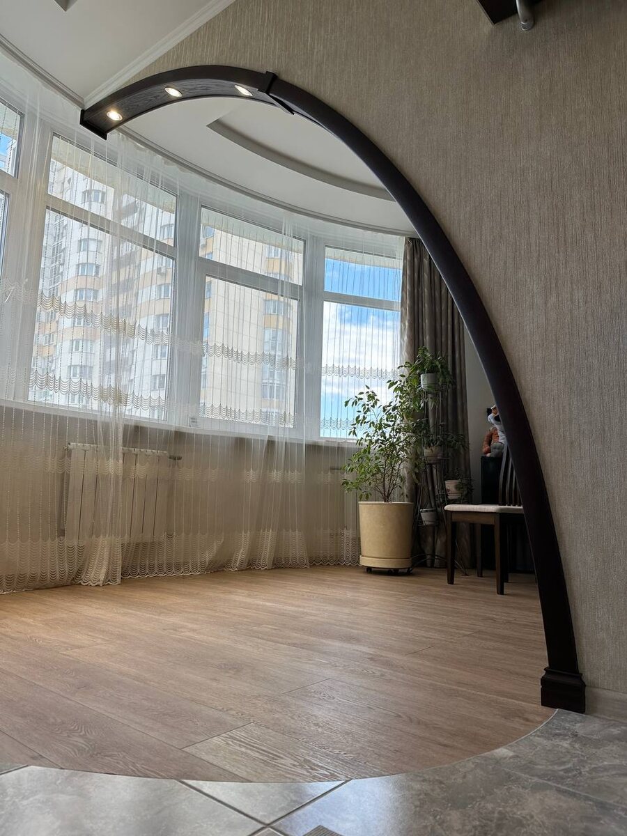 Арочный свод из дуба