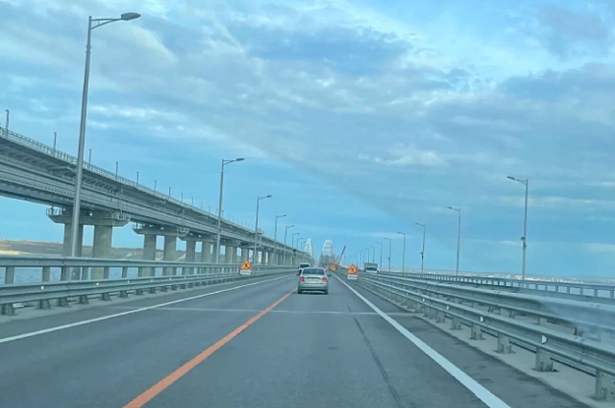    Движение по Крымскому мосту возобновили