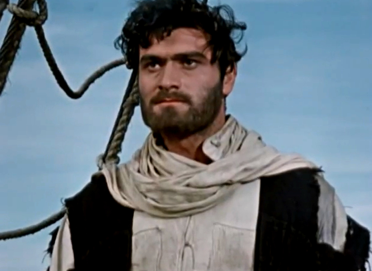 Кадр из кинофильма "Мамлюк", 1958 г., режиссер и сценарист Давид Рондели, композитор Андрей Баланчивадзе (скриншот)